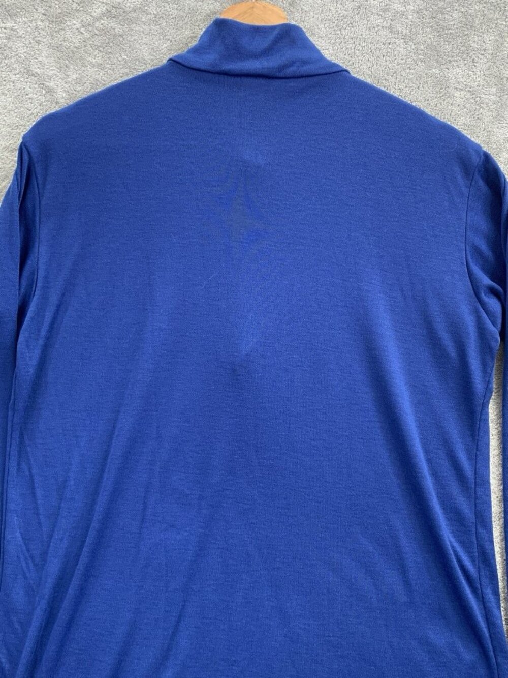 Patagonia Capilene Sweatshirt Women M Blue Base Layer 1/4 Zip Gorpcore Made USA - Picture 8 of 8